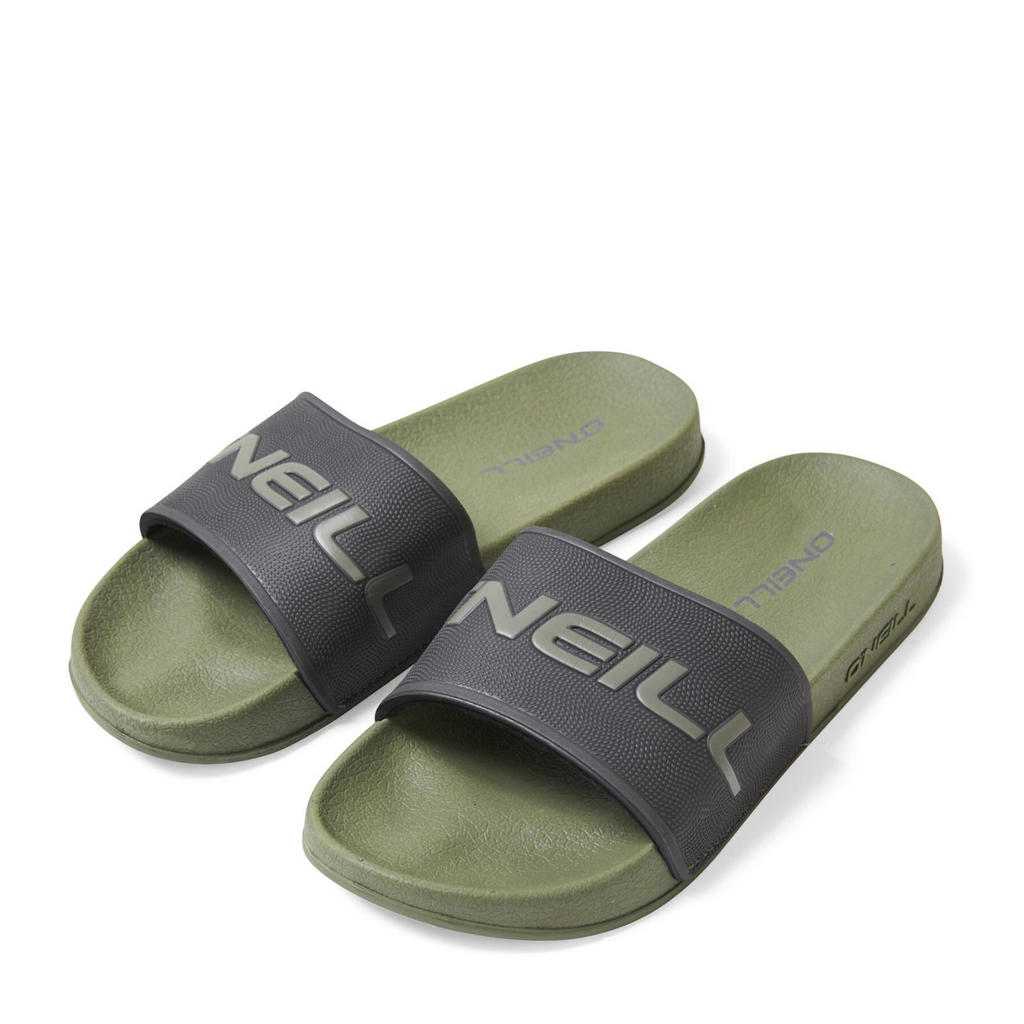 O'Neill Logo Slides  badslippers olijfgroen