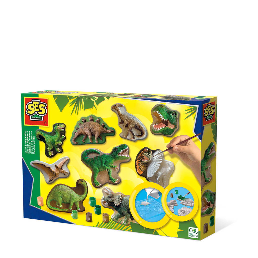 SES Gieten en schilderen Dinowereld