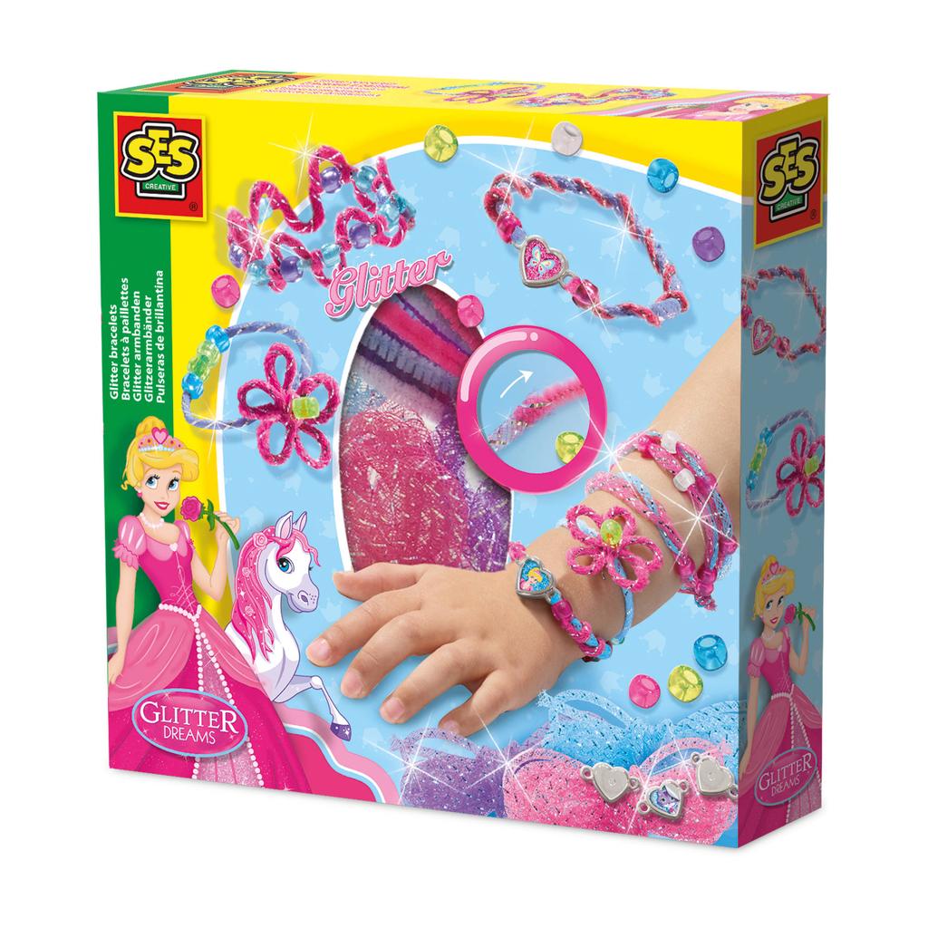 SES Glitter armbanden