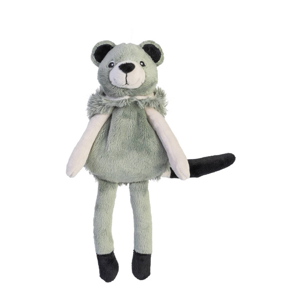 Happy Horse Raccoon Rudy no. 1 met rammelaar knuffel 28 cm