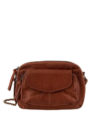 leren crossbody tas PCNAINA bruin
