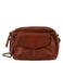 PIECES leren crossbody tas PCNAINA bruin