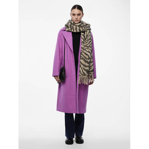 PIECES sjaal PCJIRA met zebraprint camel/zwart afbeelding