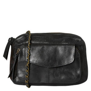 leren crossbody tas PCNAINA zwart