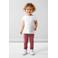 NAME IT KIDS legging NKFDAVINA donkerroze