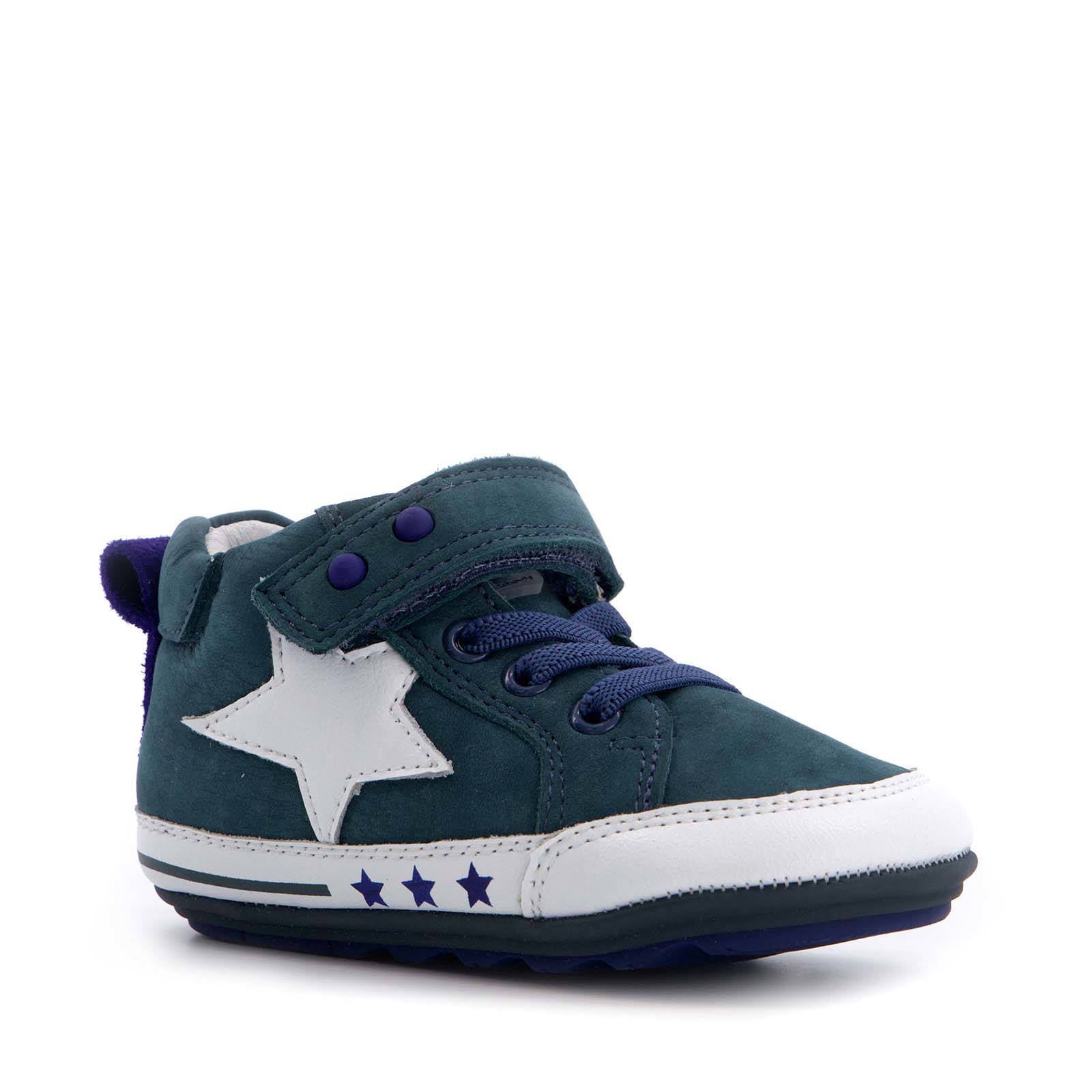 Scapino Groot leren babyschoenen blauw | wehkamp