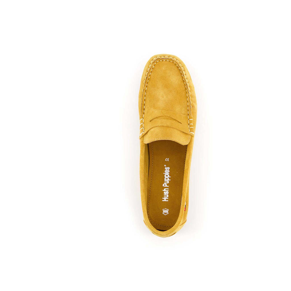 Hush Puppies suède sneakers donkerblauw