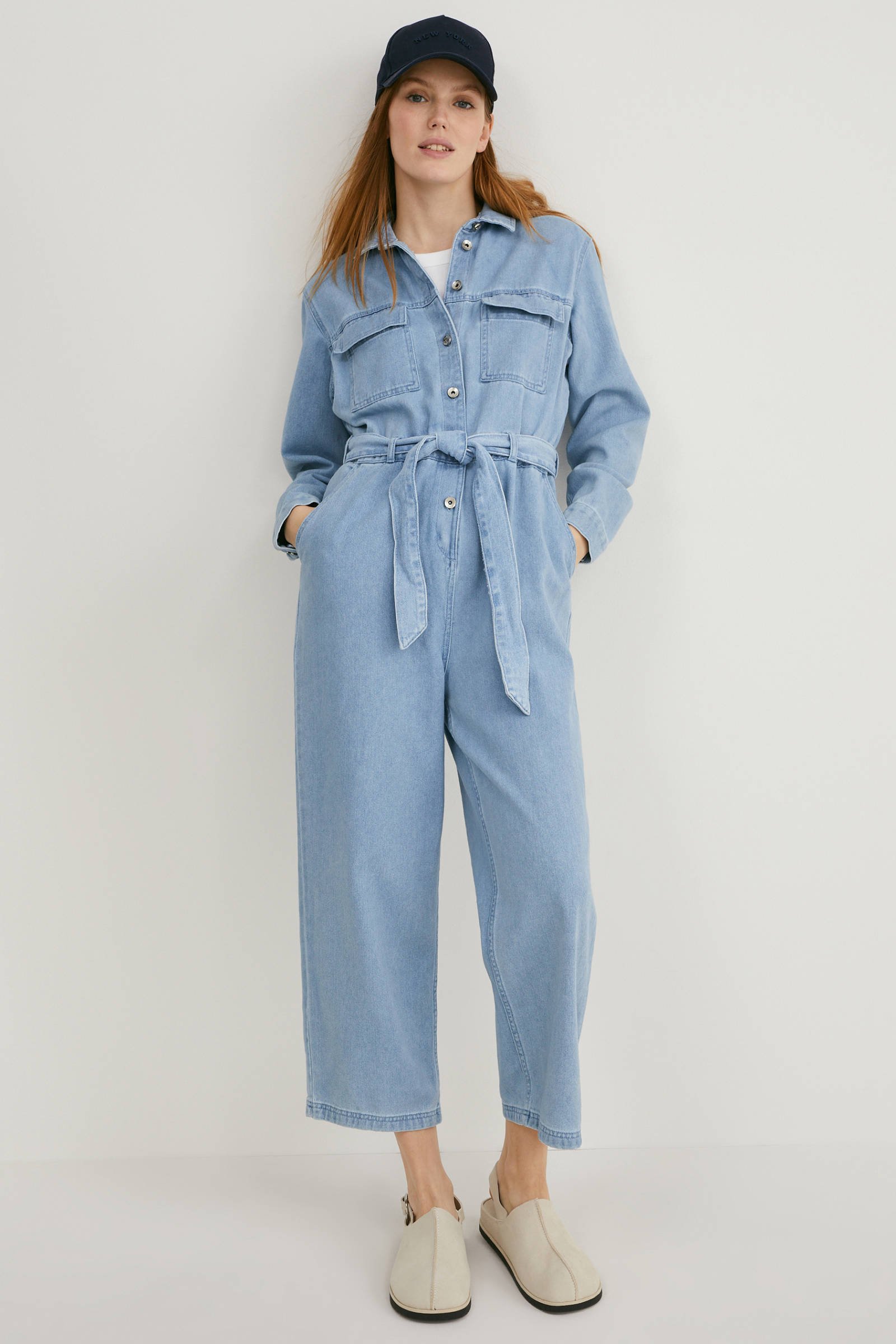 c&a denim jumpsuit