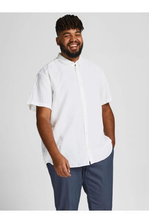 oversized overhemd JJESUMMER Plus Size white