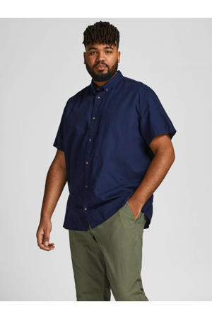 oversized overhemd JJESUMMER Plus Size navy blazer