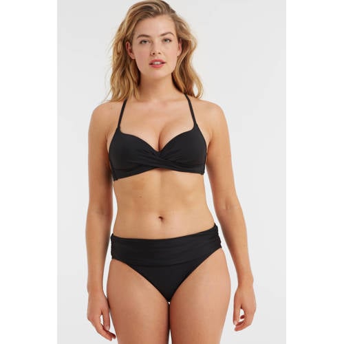 BEACHWAVE omslag bikinibroekje zwart afbeelding
