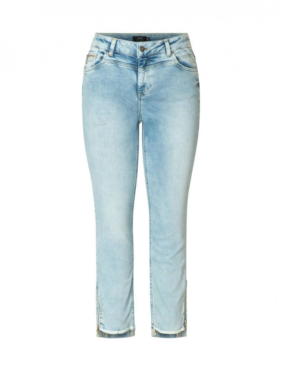 Yest cropped slim fit jeans Kaelynn light denim | wehkamp