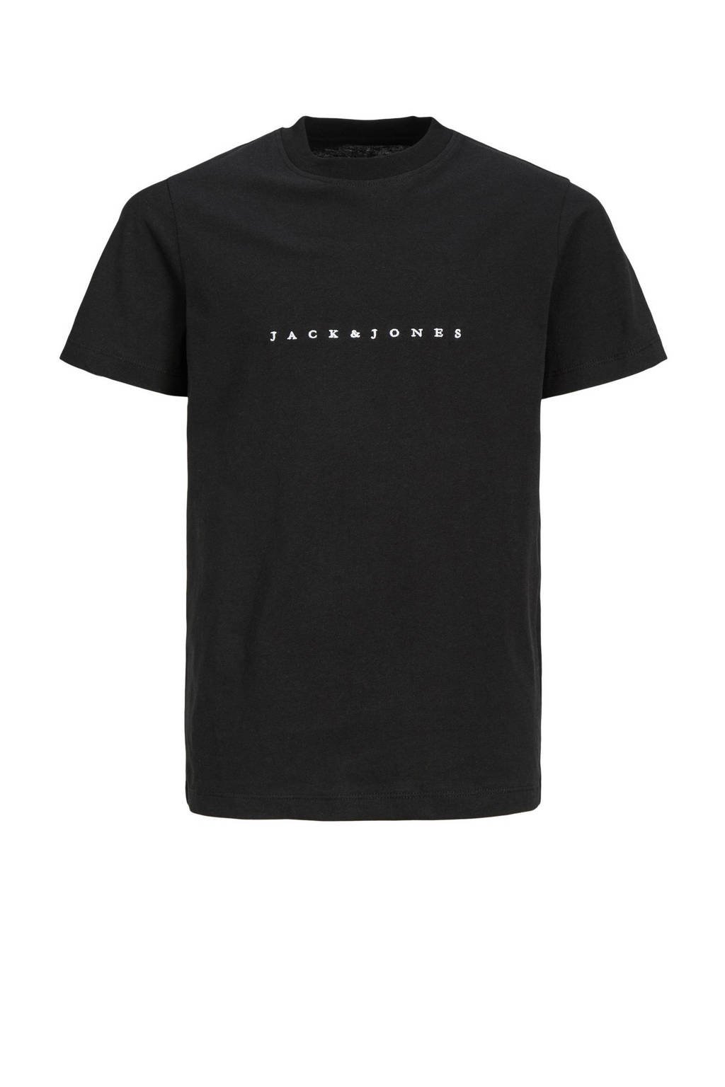 JACK & JONES JUNIOR T-shirt JORCOPENHAGEN met logo zwart