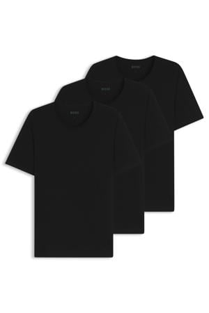 ondershirt (set van 3) zwart