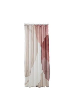douchegordijn Earth Polyester (180x200 cm) (roze)