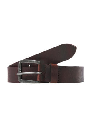 leren riem JACVICTOR donkerbruin