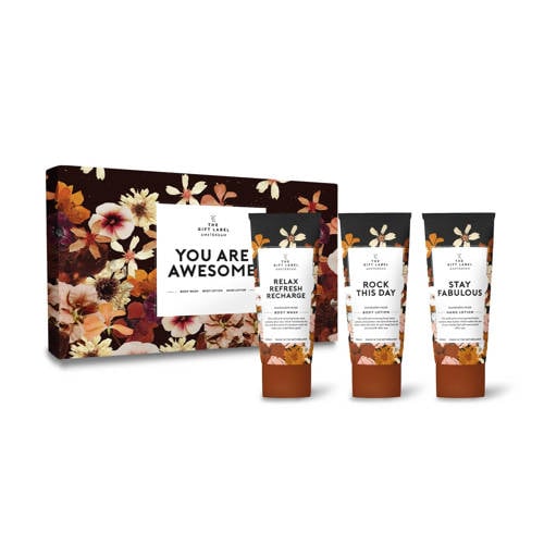 The Gift Label You are awesome brievenbus formaat geschenkset - 3 stuks