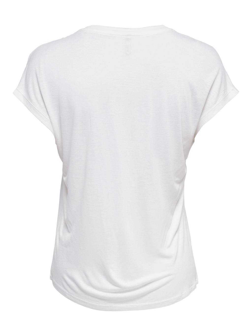 Pijnboom herinneringen Het kantoor ONLY semi-transparant T-shirt ONLARIA met printopdruk wit | wehkamp