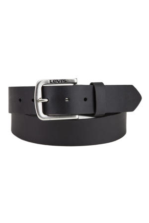 leren riem Seine zwart