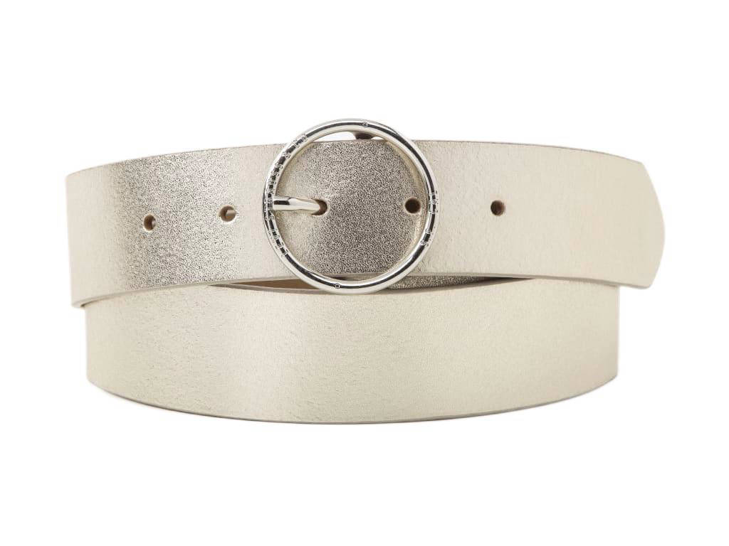 Levi's leren riem Athena champagne