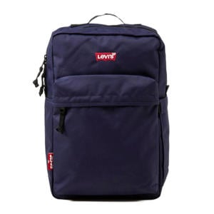 rugzak L-pack met logo donkerblauw