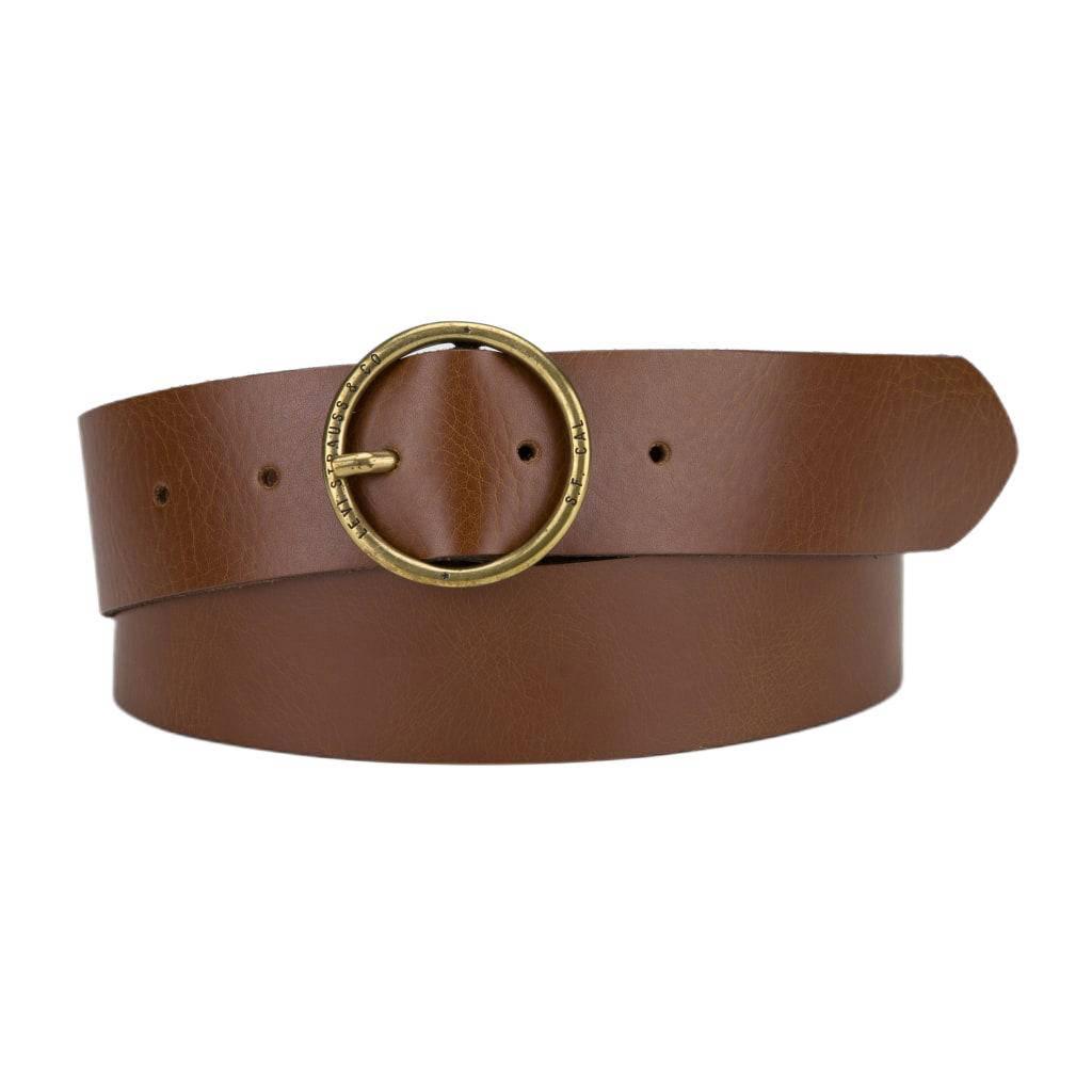 Levi's leren riem Athena bruin