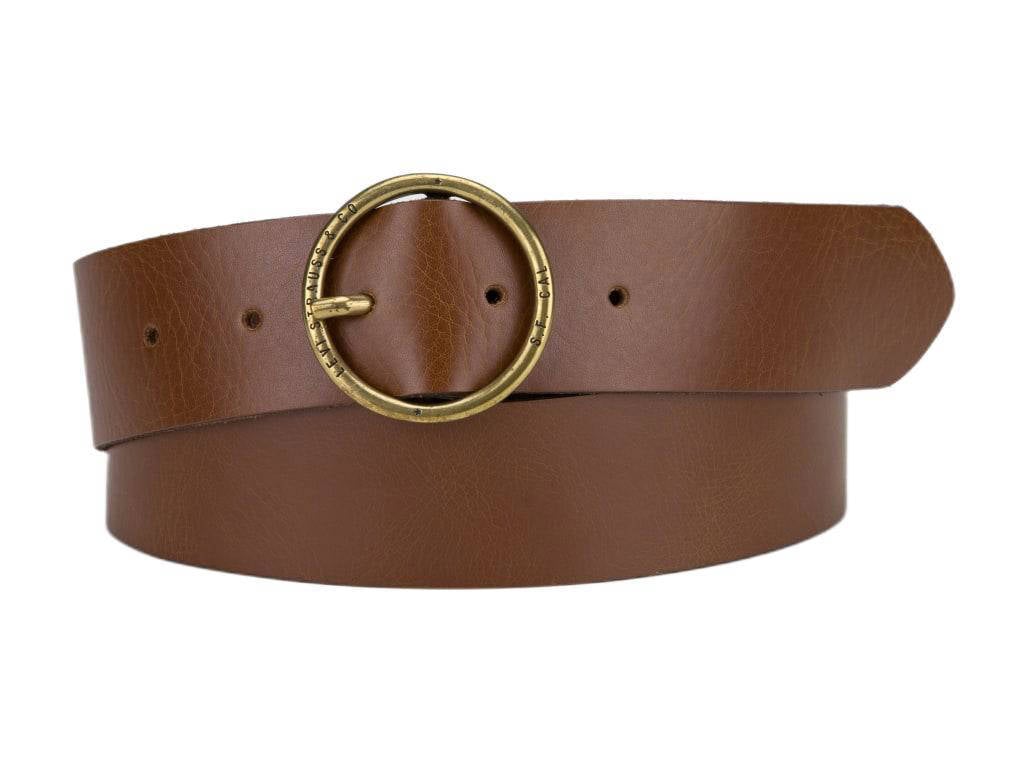 Levi's leren riem Athena bruin
