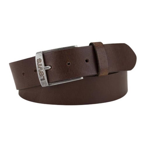 Levi's leren riem New Duncan donkerbruin afbeelding