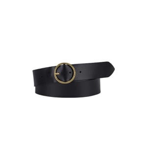 leren riem Athena zwart