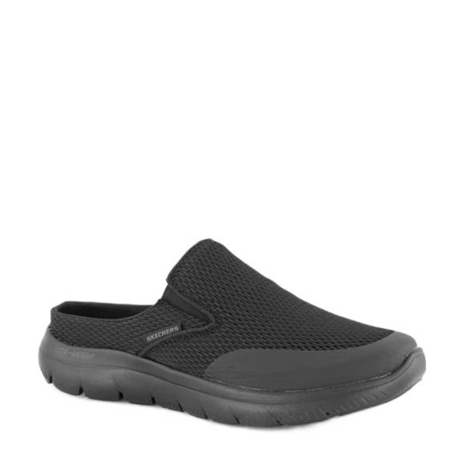 Skechers 2024 slippers zwart