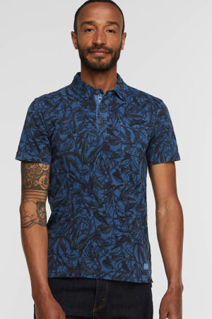 polo met all over print storm blue