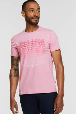 T-shirt met logo pink
