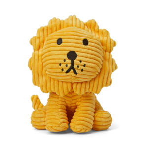 Lion Corduroy Yellow - 17 cm - 7'' knuffel 17 cm