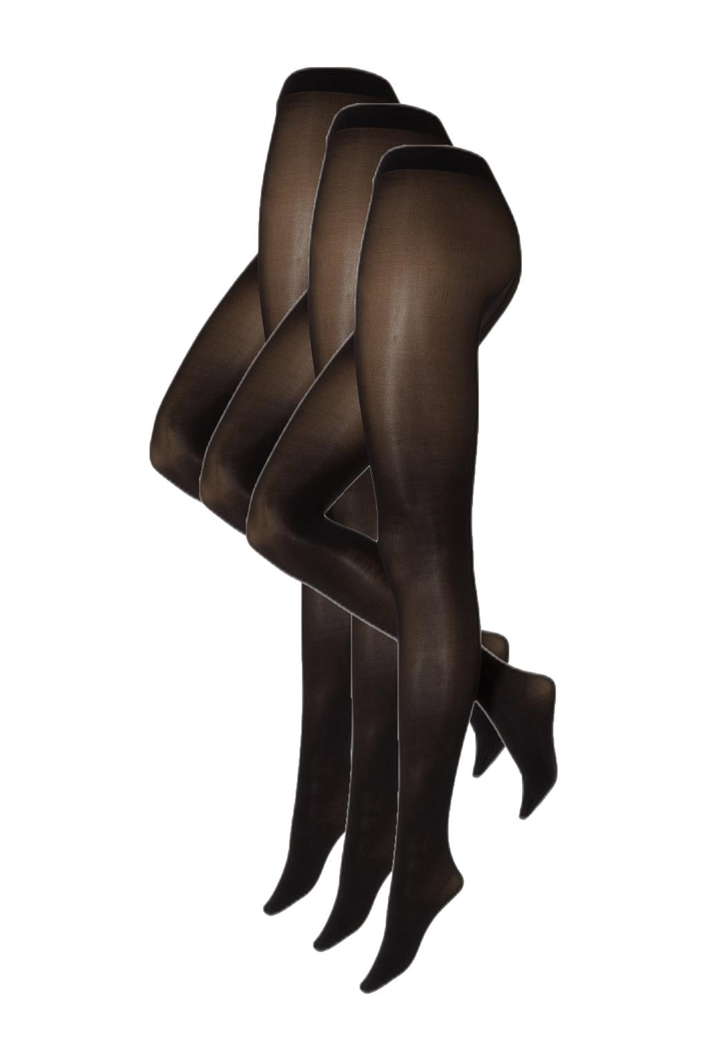 Kunert panty Velvet 40 denier - zwart (set van 3)