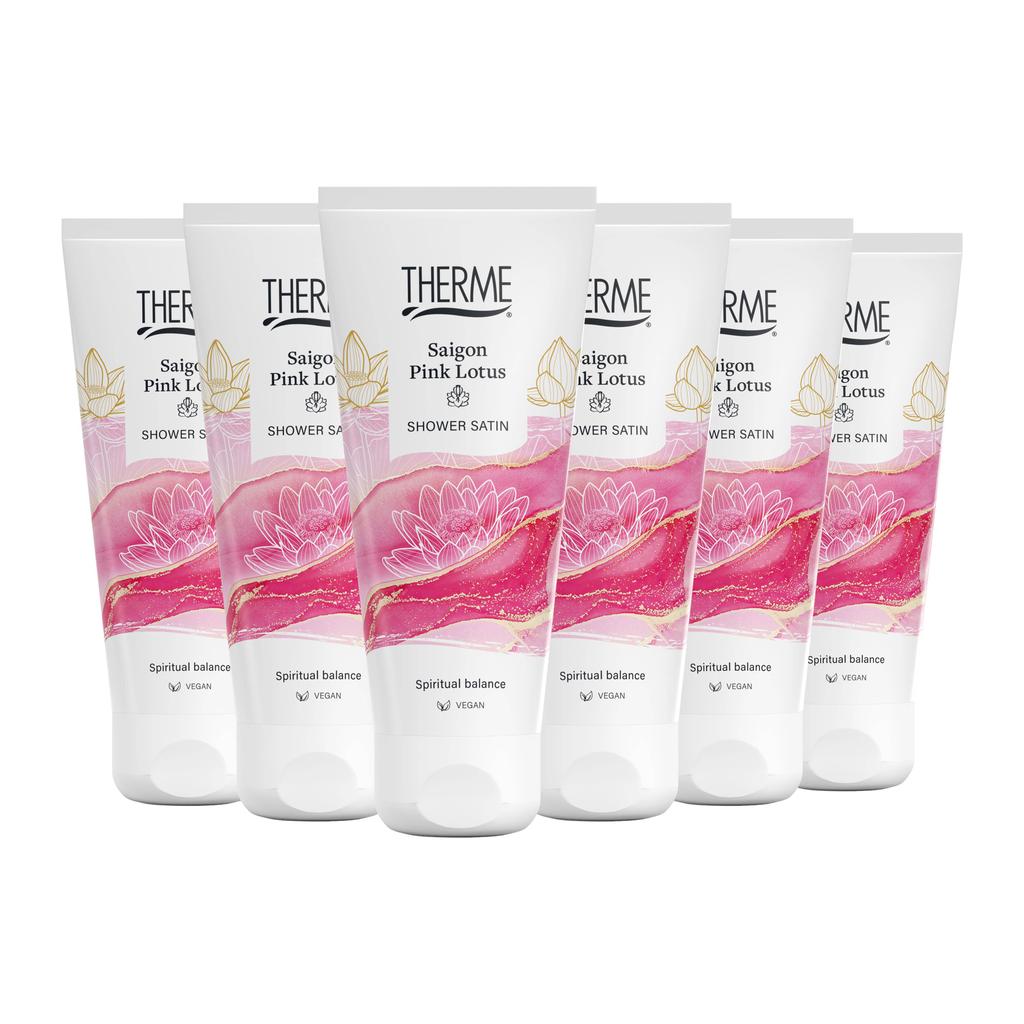 Therme Saigon Pink Lotus douchegel - 6 x 200 ml