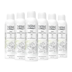 Zen White Lotus deodorant - 6 x 150 ml - voordeelverpakking