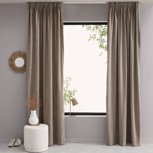 Wehkamp NOUS Living lichtdoorlatend gordijn kant en klaar Charleroi (per stuk) (300 x 290 cm)* aanbieding