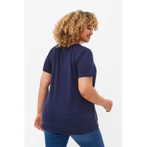 Zizzi T-shirt blauw afbeelding
