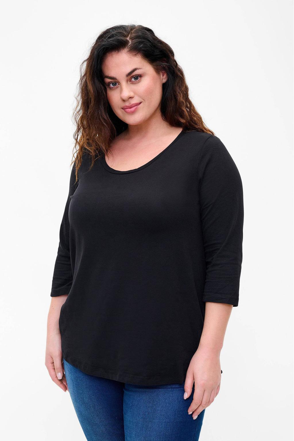 Zizzi top zwart