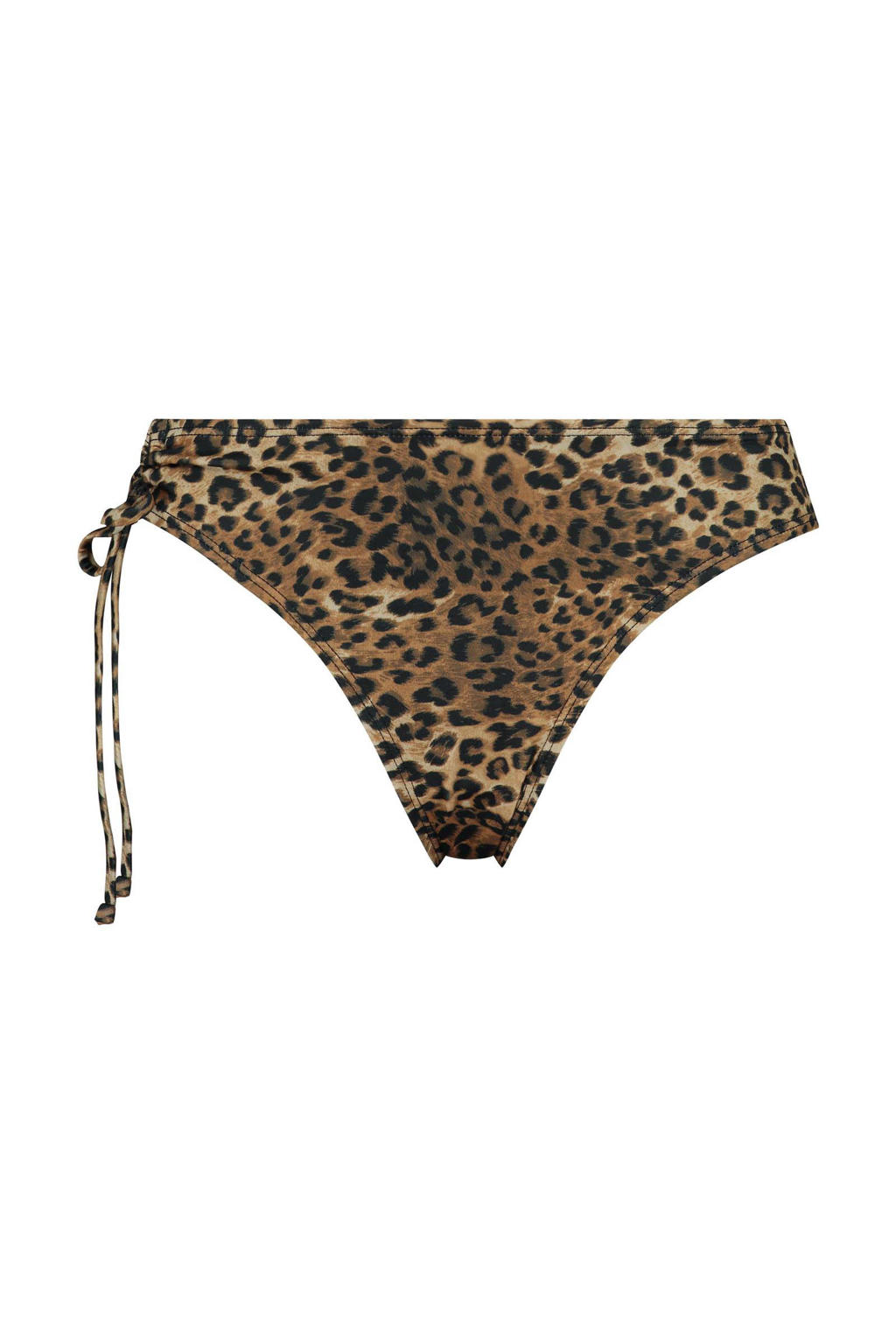 Hunkemöller bikinibroekje Leopard met panterprint bruin/zwart wehkamp