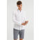 WE Fashion linnen slim fit overhemd wit