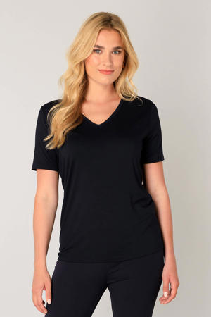 basic T-shirt Yanic zwart