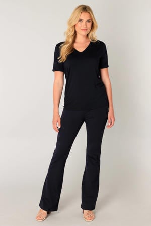 basic T-shirt Yanic donkerblauw