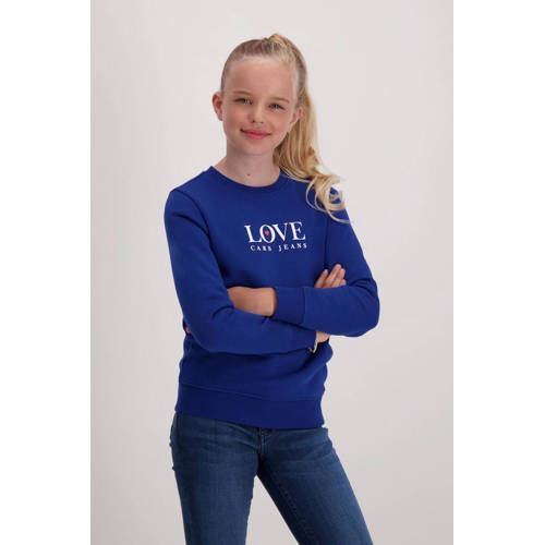 Cars sweater SALLY met printopdruk kobaltblauw afbeelding