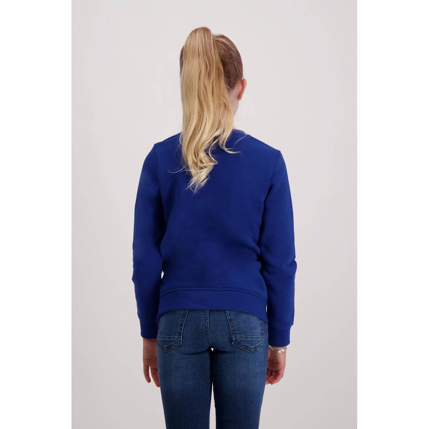 Cars sweater SALLY met printopdruk kobaltblauw