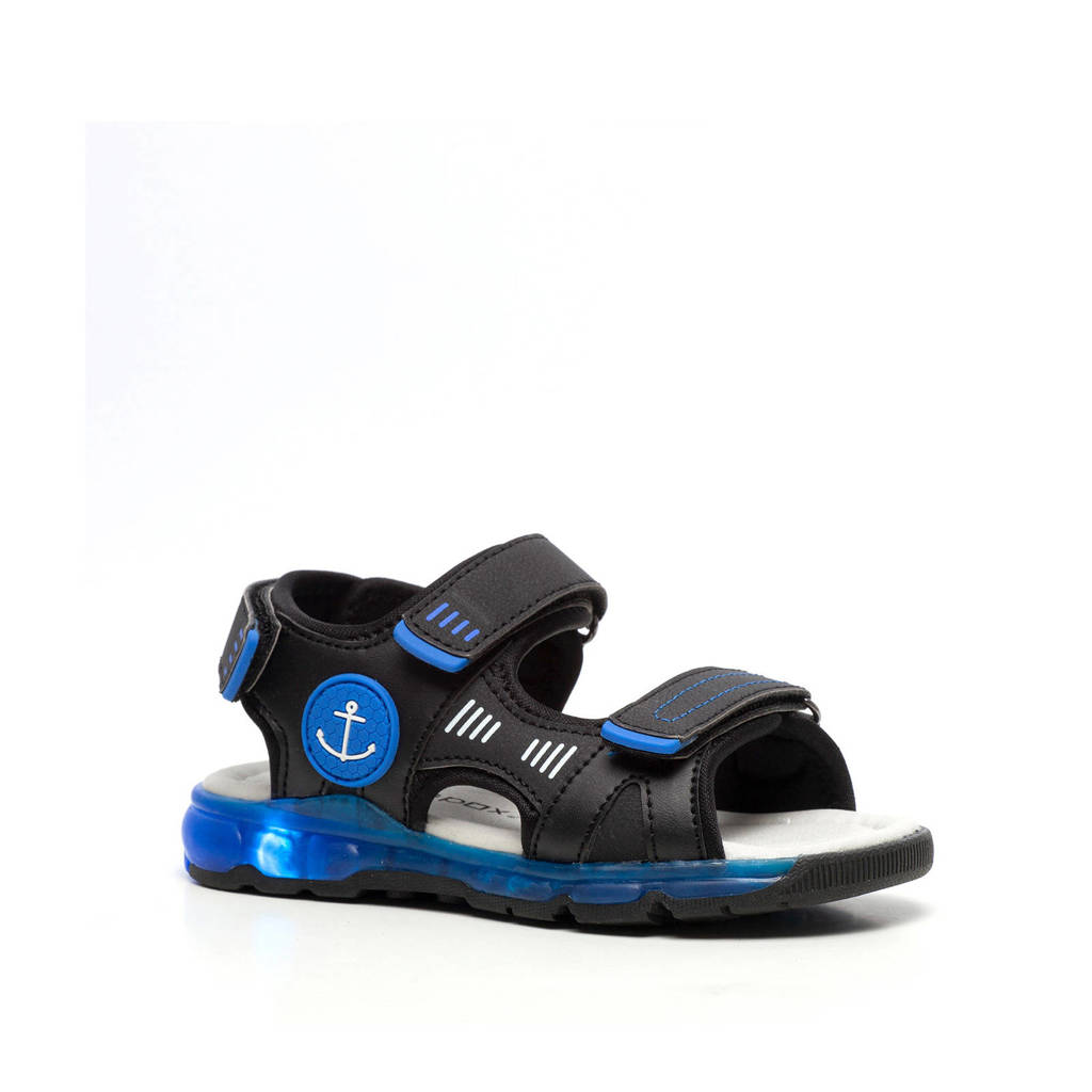 Scapino Blue Box   sandalen zwart/blauw