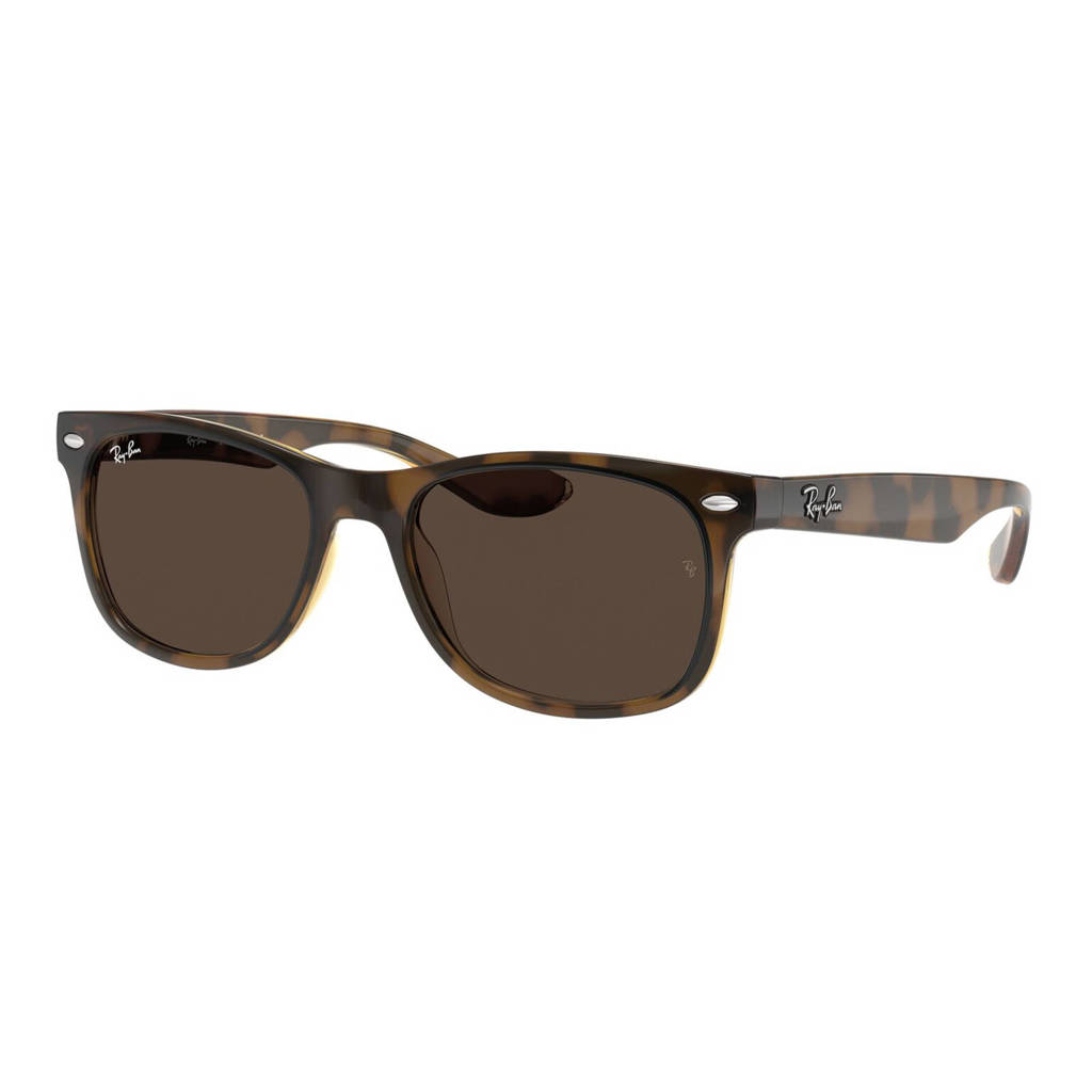 Ray-Ban Junior zonnebril 0RJ9052S met tortoise print bruin