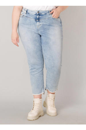 cropped slim fit jeans Laidja light denim