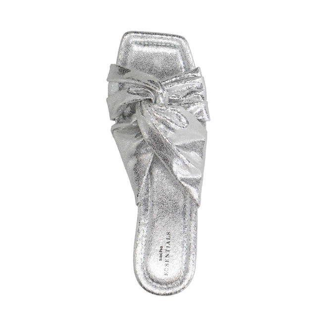 Sacha slippers zilver |