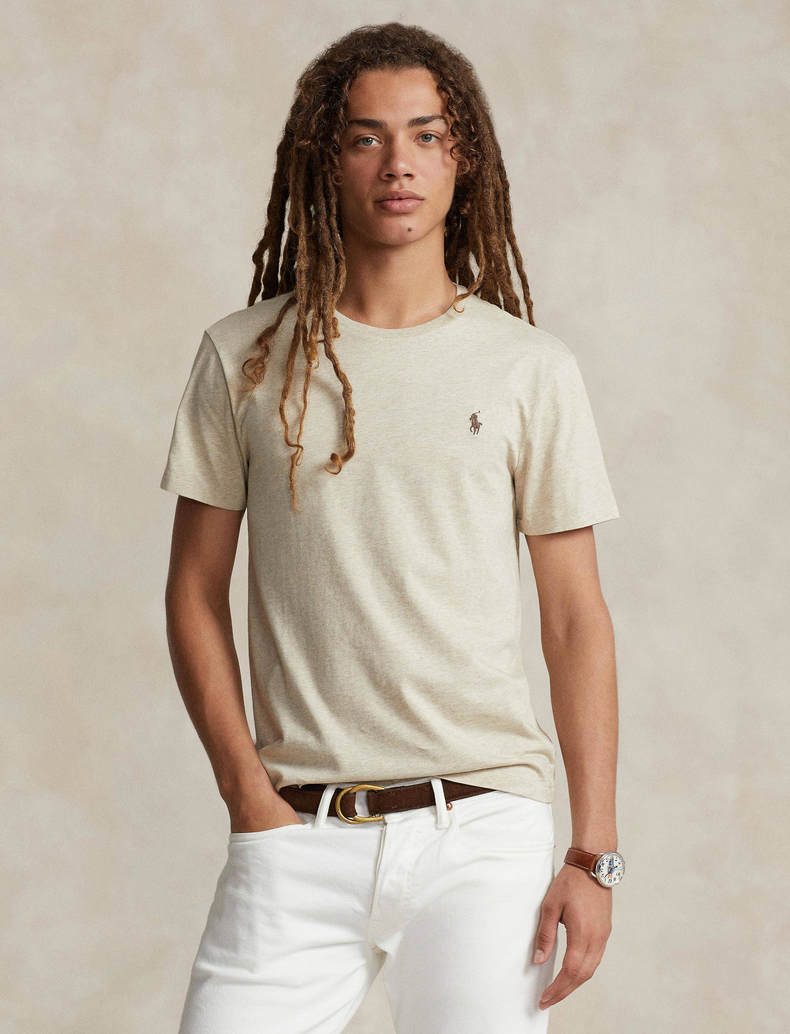 POLO Ralph Lauren slim fit T-shirt met 